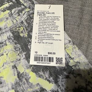 NWT Lululemon 25” Wonder Train HR Leggings